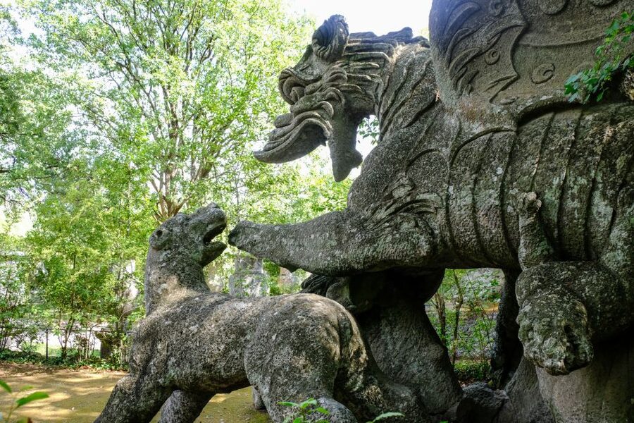 From Civitavecchia: the Dying City and Monster Park Tour - Romanesque Arch, Renaissance Corners, and the Piazza That Lives On