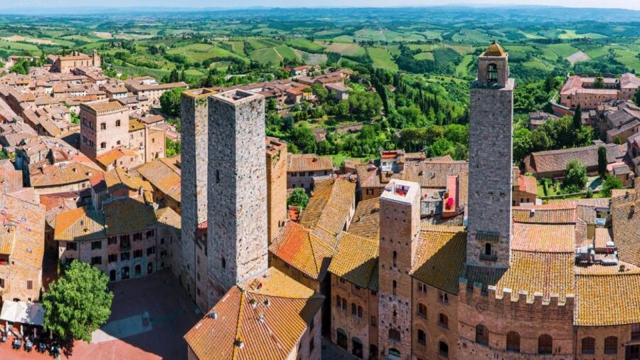 From Rome: Florence & Tuscany Day Tour by High-Speed Train - San Gimignano’s Towers: a medieval town with time to wander