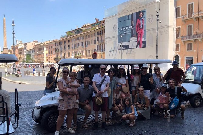 Full day private guided tour of Rome by golf-cart & Colosseum and Roman Forum - Mouth of Truth, Piazza Venezia, and Teatro di Marcello: the fun side of Rome