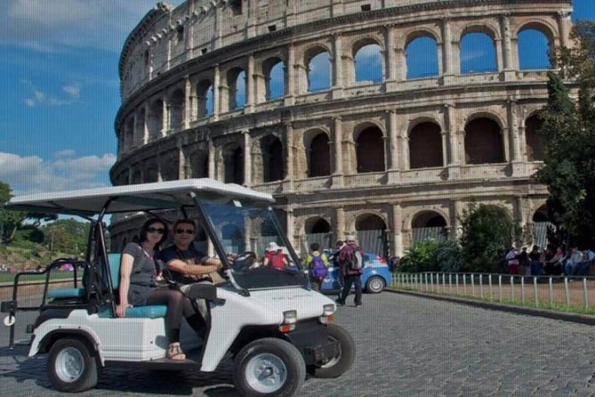 Full day private guided tour of Rome by golf-cart & Colosseum and Roman Forum - Start at Piazza del Gesù, cruise into the old center, and end at the Colosseum