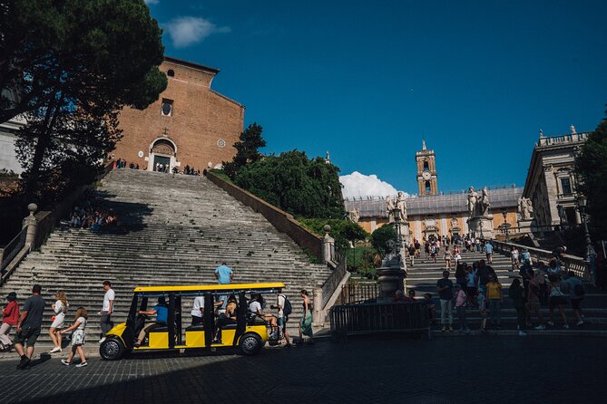 Golf Cart Driving Tour: Rome Express in 1.5 hrs - Arch of Constantine and Backstreet Teaching Moments