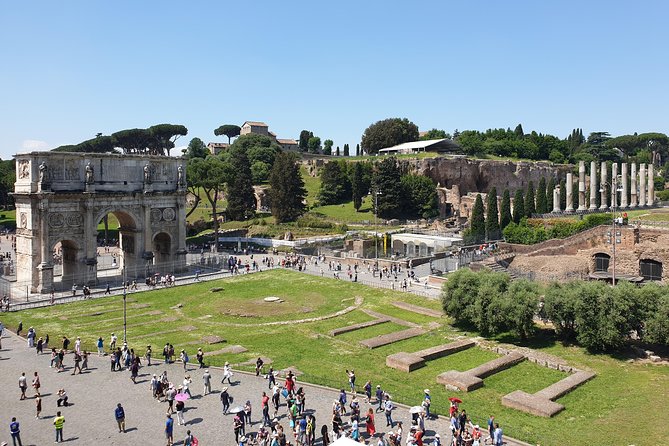 Guided Group Tour of Colosseum, Roman Forum and Palatine Hill - Roman Forum: the political and commercial heart, walked on the Via Sacra