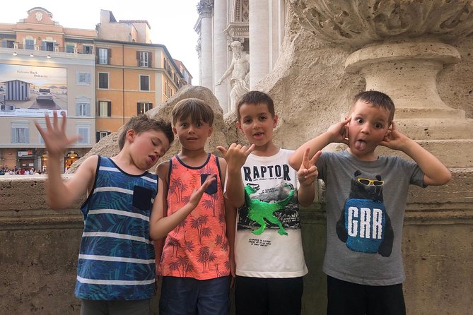 Kid-Friendly Best of Rome By Night w Gelato & Pizza for Families - Trevi Fountain Ending: A Sweet Finale Built for Photos
