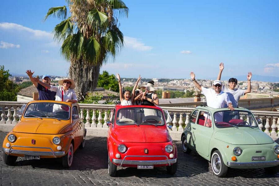 La Dolce Vita: Cruising Rome in a Classic Fiat 500 - Orange Garden on Aventine Hill: calm views you can actually feel