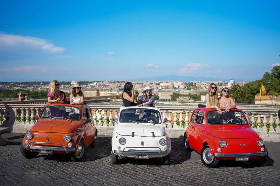 La Dolce Vita: Cruising Rome in a Classic Fiat 500 - Oppio Caffè meeting point and how to start smoothly