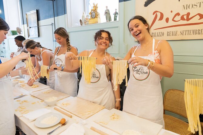 Learn to Make Pasta & Tiramisu with Wine and Limoncello Included - The Fettuccine Lesson: From Dough to Fresh Strands