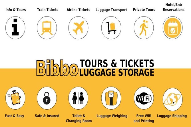 Luggage Storage in Rome City Center - Drop-Off: ID, Form, and Sealed Bags