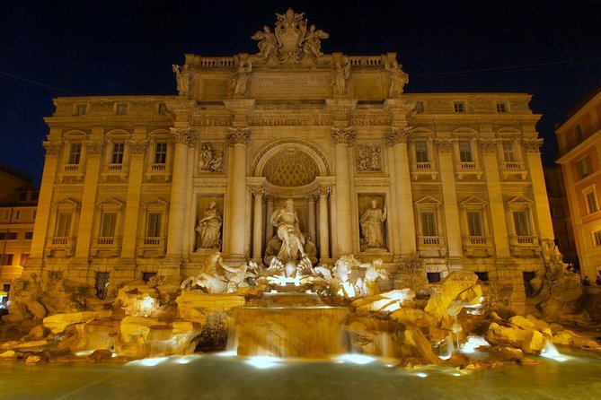 Moonlight Rome: Night Walking Tour of Roman Highlights - Piazza Navona at night: fountains, Domitian’s stadium, and an art feud