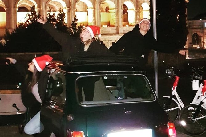 NIGHT TOUR THINK BIG, GO MINI! Rome in Mini Cooper Classic Cabrio - Castel Sant’Angelo and St. Peter’s Square: Monument Views From the Road