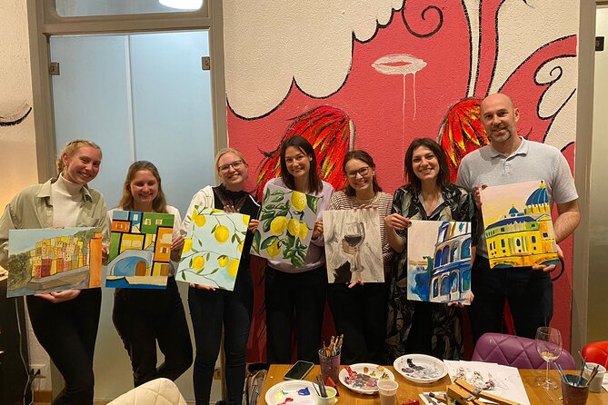 Paint & Wine Experience in Piazza Navona - Inside the 17th-Century Studio: What the Class Feels Like