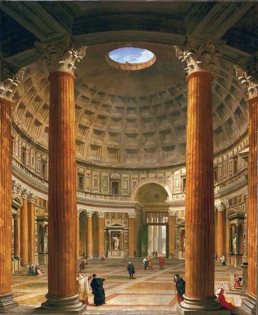 Pantheon Full Experience With Host & Interactive Audio App - The Pantheon Inside: Dome, Oculus, and Original Marble Floor