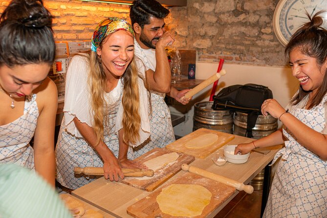 Pasta and Tiramisu Cooking Class Near the Colosseum - Fresh fettuccine: mixing, rolling, cutting, then sauce from scratch