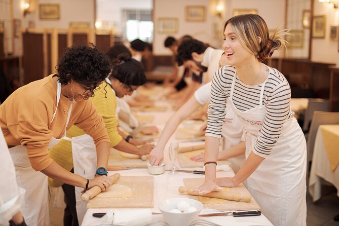Pasta Cooking Class in Rome - Fettuccine Class in Piazza Navona - The Hands-On Part: Rolling, Cutting, and Learning Without Feeling Tested