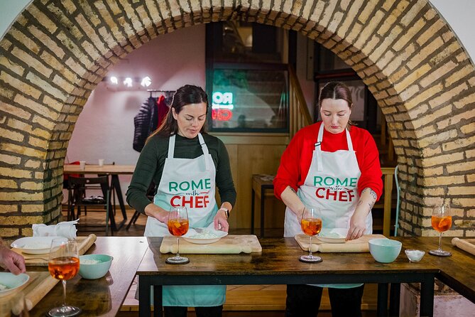 Pasta Cooking Class Near the Colosseum with 3 Spritz Cocktails - Carbonara, Cacio e Pepe, and the Sauce Reality Check
