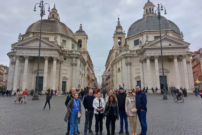 Piazza del Popolo and Historical Sights Walking Tour in Rome - Piazza del Popolo: Twin Churches and the Ramses II Obelisk