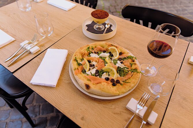 Pizza and Tiramisu Cooking Class in Rome, Piazza Navona - Drinks included: wine, beer, coffee/tea, and limoncello