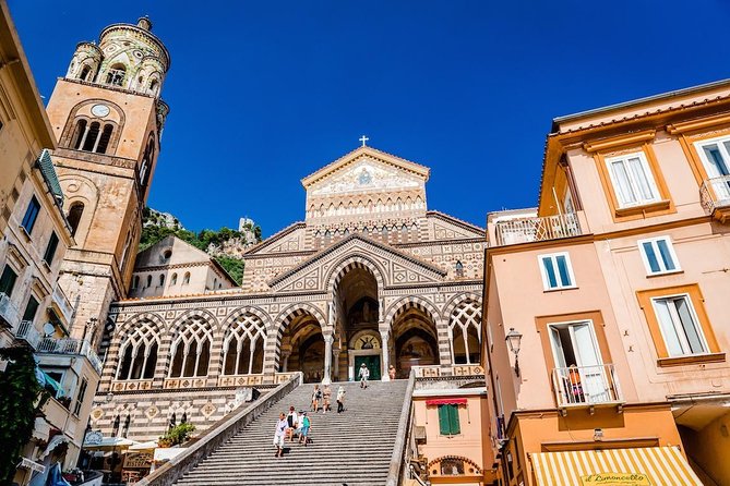 Positano & Amalfi Small Group Boat Tour from Rome with Fast Train - Amalfi town time: Maritime Republic strolling (about 1–2 hours)