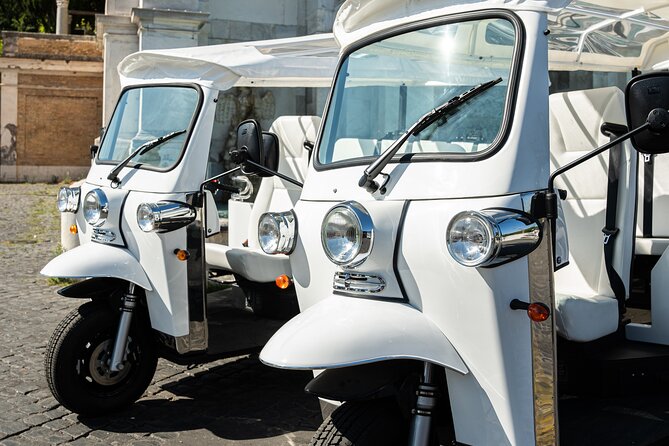 Private 2 Hour VIP Tuk Tuk Tour with Hotel Pickup and Prosecco - Aventine Hill Passes and the Orange Tree Garden Pause
