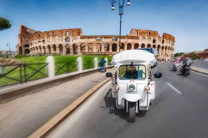Private: 3 hours ETuk Tour in Rome - Circus Maximus to Piazza Navona: ancient ruins plus a cinematic square