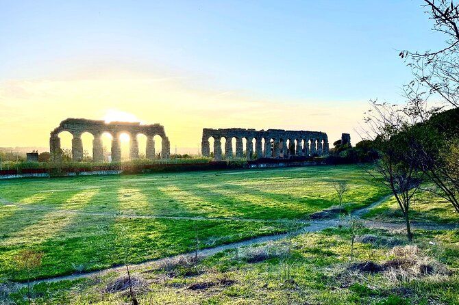 Private E-bike tour of Appian way, Aqueduct & catacombs with food - Circus of Maxentius and Villa Maxentius: imperial leftovers in open air