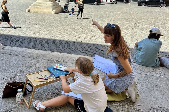 Private Family Scavenger Hunt & Art Lab Tour – Rome Landmarks - Starting at Piazza della Minerva: your first mission