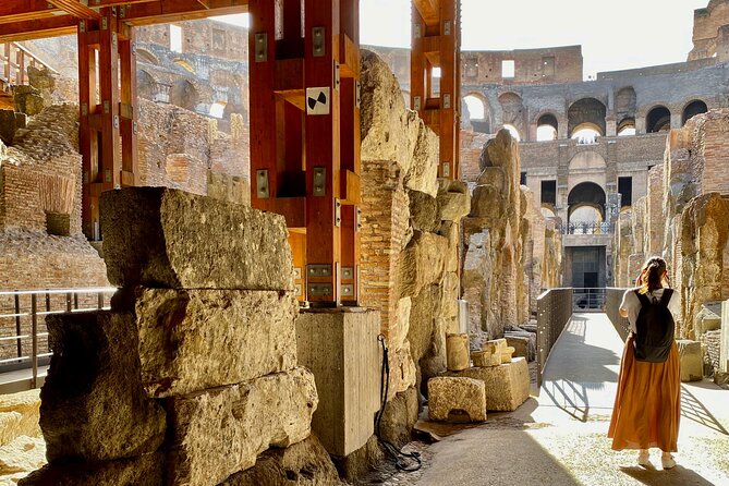 Private Guided Tour of Colosseum Underground OR Arena and Forum - Entering the Colosseum: Arena floor steps and the Porta Libitinaria