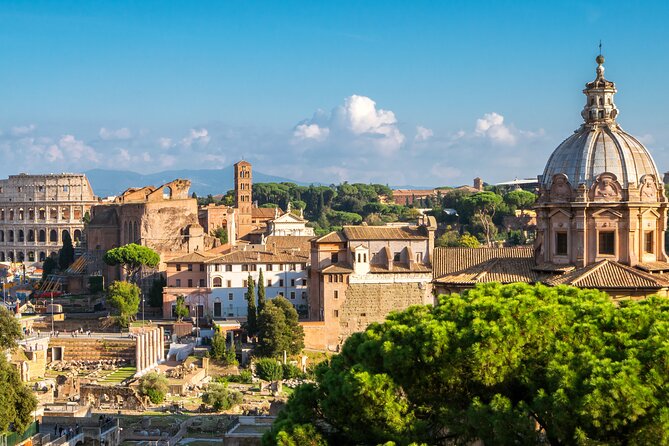 Private Piazza's, Fountains, Monuments & Basilicas Rome Golf Cart - Aventine Hill gardens: Orange Trees and the St. Peter keyhole view