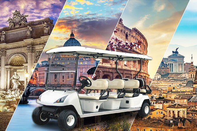 Private Piazza's, Fountains, Monuments & Basilicas Rome Golf Cart - Start at Via Germanico, end near Piazza del Popolo
