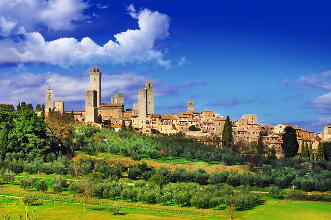 Private Tour: Siena and San Gimignano Day Trip from Rome - San Gimignano 1300 and the Belle Torri: towers, church frescoes, and tower-city vibes