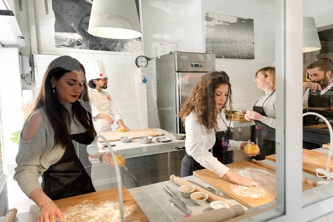 Professional Lab Pasta Experience - Chef Angelo’s Pasta Workshop Location: You start in a real working space