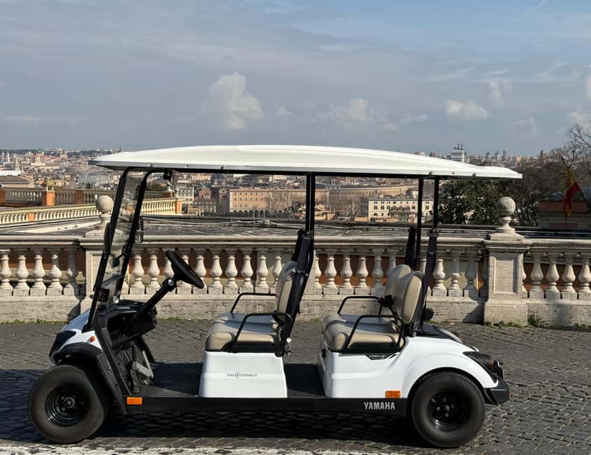Roma: Golf Cart Night Pick up Tour - Spanish Steps break time: where to take a breath