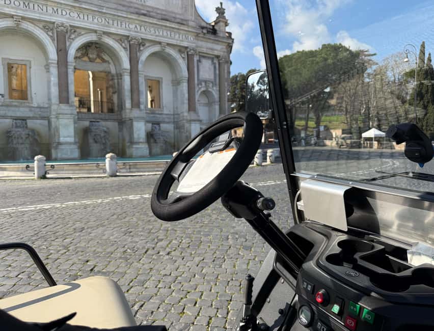 Roma: Golf Cart Night Pick up Tour - Two route options: how you may see different Rome landmarks