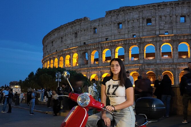 Roma Vespa Tour & Traditional Roman Food and Extras - Colosseum stop: quick ticket time, photo help, and real context