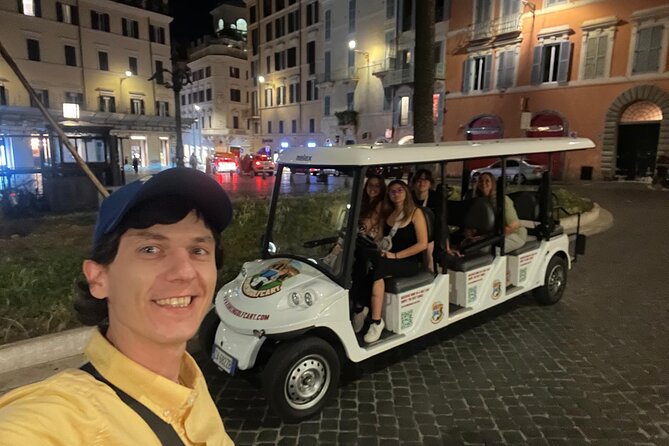 Rome 2 hour Golf Cart night tour with Hotel Pickup - Hotel pickup and the 2-hour timing that keeps it relaxed