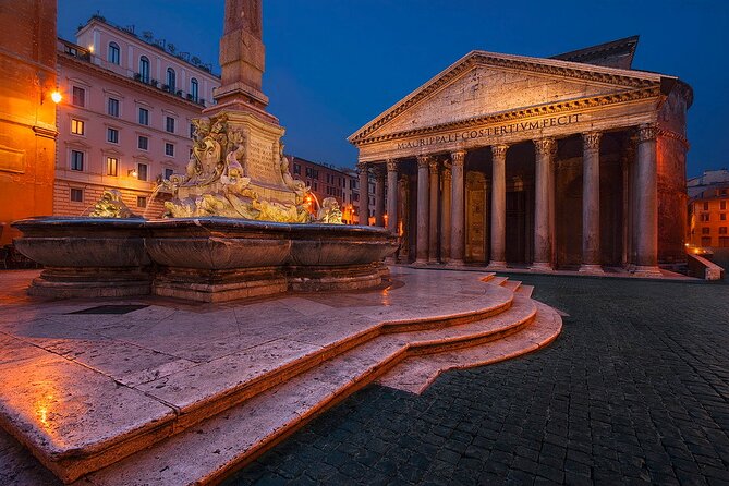 Rome 2 hour Golf Cart night tour with Hotel Pickup - Trevi Fountain at night, plus what Pantheon costs you