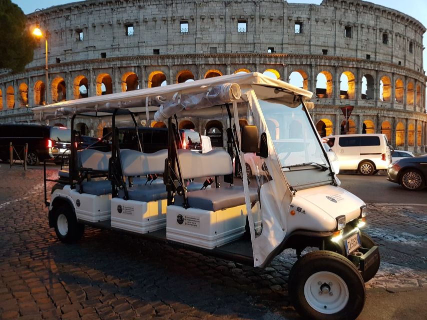 Rome: 2-Hour Golf Cart Sightseeing Tour at Night - Piazza Navona, Spanish Steps, and the Squares-First Approach