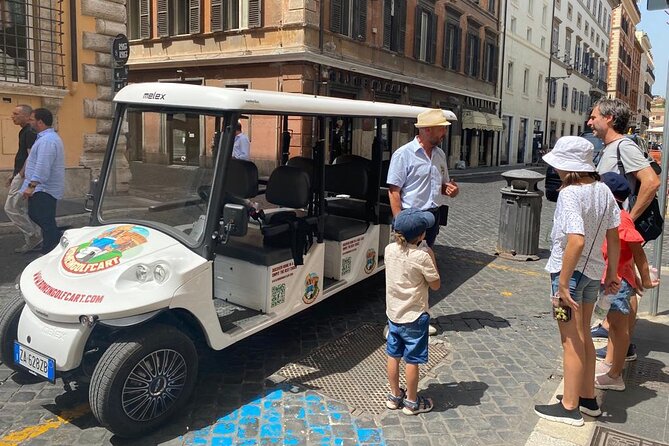 Rome: 3 Hours Private/Group Tour Golf cart with Gelato - Key highlights at a glance
