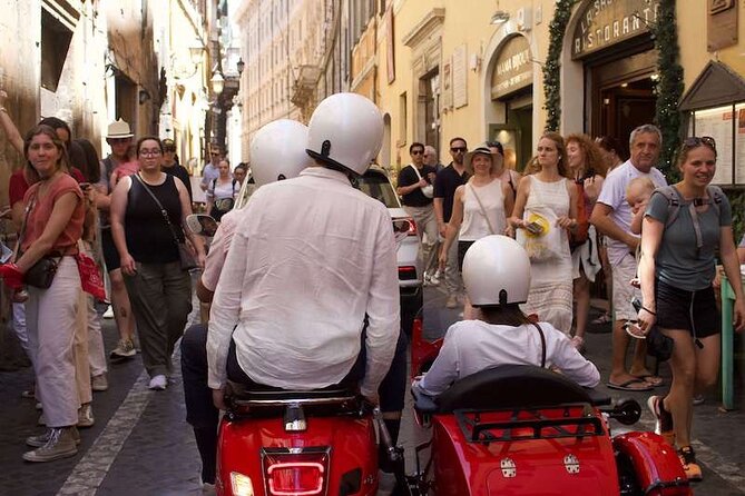 Rome 3 hours Vespa Sidecar Private Tour with Gelato - Helmets, Headsets, and Seat Rules You Should Know