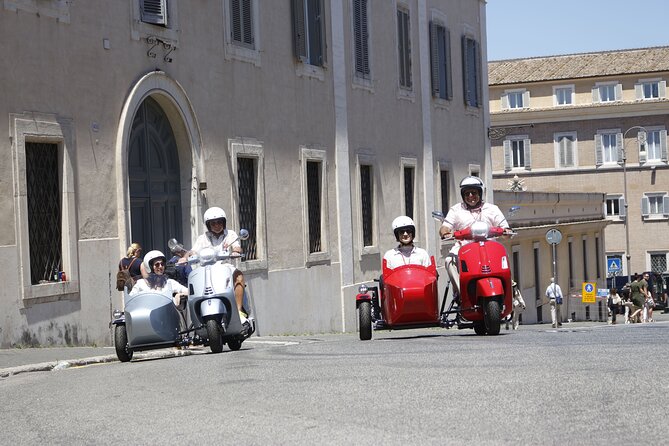 Rome 3 hours Vespa Sidecar Private Tour with Gelato - Piazza Venezia: Altare della Patria and the Tomb of the Unknown Soldier