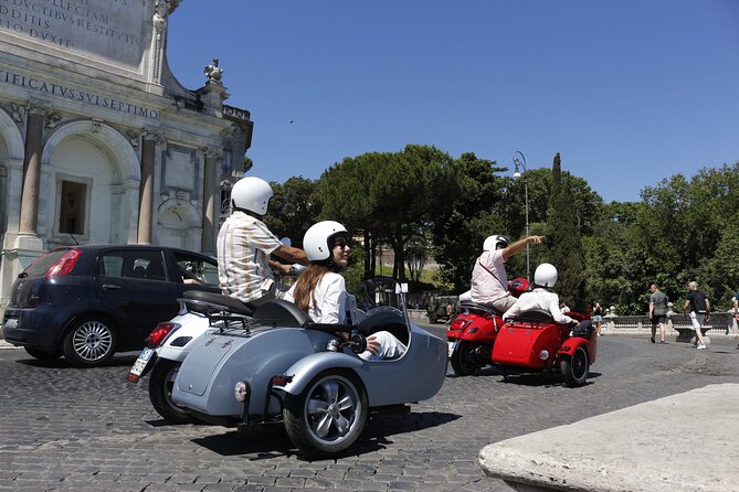 Rome 3 hours Vespa Sidecar Private Tour with Gelato - Trevi Fountain: A Timed Pause at the City’s Most Famous Water