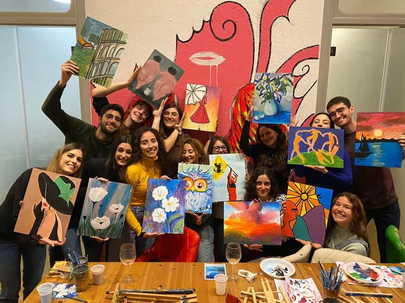 Rome: Afternoon Paint and Sip Experience in Piazza Navona - Where the Studio Starts: Piazza Navona Area, Corso Vittorio Emanuele II