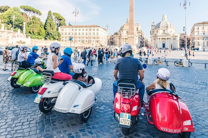Rome Afternoon Sightseeing Vespa Sidecar Tour with Gourmet Gelato - Pantheon: the one stop that turns sightseeing into architecture appreciation