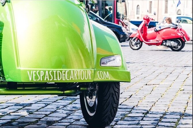 Rome Afternoon Sightseeing Vespa Sidecar Tour with Gourmet Gelato - Terrazza del Gianicolo: the view break Rome owes you