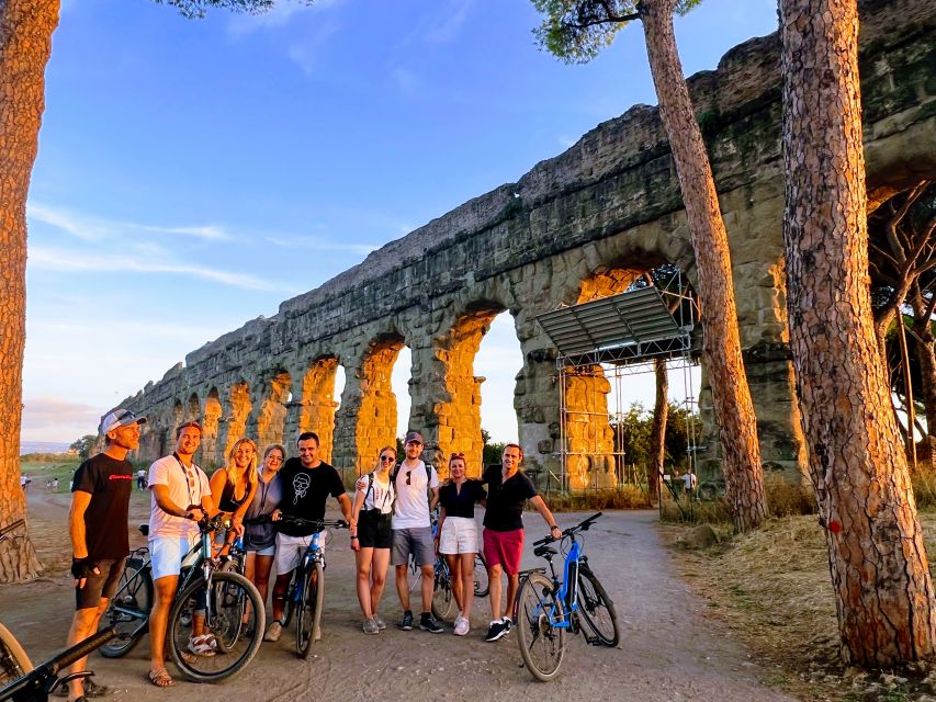 Rome: Appian Way & Catacomb Sunset E-bike Tour with Aperitif - Key highlights worth planning around