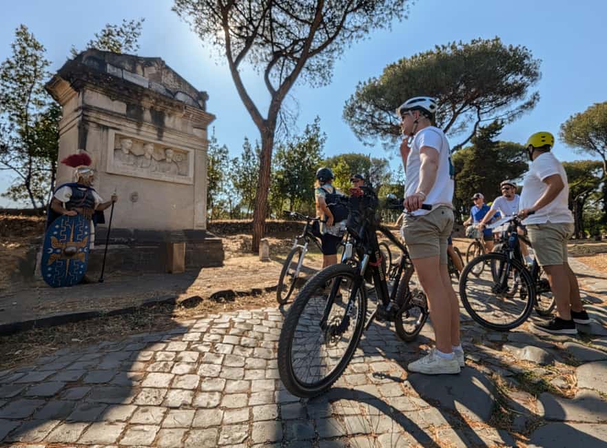 Rome: Appian Way, Catacombs & Aqueducts by eBike + Transfer - From Viale Aventino to Baths of Caracalla: the quick Roman intro