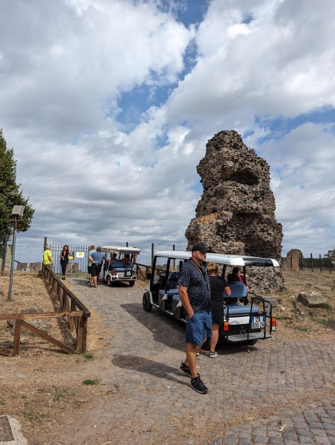 Rome: Appian Way & Catacombs Golf Cart Shared Tour - Key things to know before you go