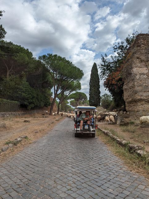 Rome: Appian Way & Catacombs Golf Cart Shared Tour - Catacombs of Rome: what the guided 50 minutes includes