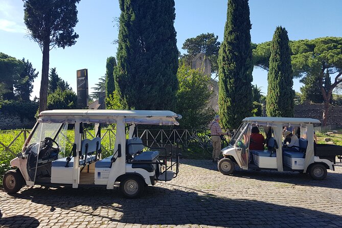 Rome: Appian Way & Catacombs Golf Cart Tour - Shared|Small groups - Stop 4: Cecilia Metella’s Hilltop View and Caetani Castle Angle