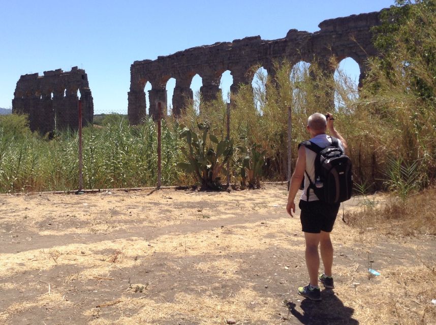 Rome: Appian Way E-Bike Tour Catacombs, Aqueducts & Picnic - Parco degli Acquedotti and the aqueducts: engineering you can touch
