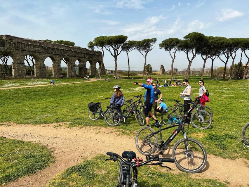 Rome: Appian Way E-Bike Tour Catacombs, Aqueducts & Picnic - The ride itself: how hard it is on suspension e-bikes